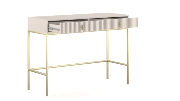 MAGGIORE CASHMIRE+GOLD DRESSING TABLE - Image 2