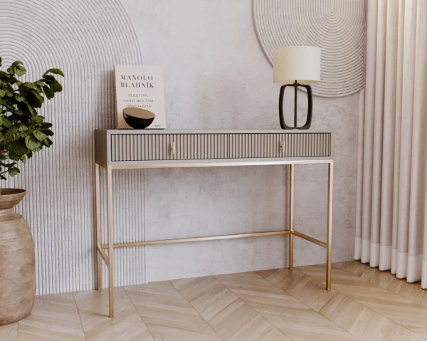 MAGGIORE CASHMIRE+GOLD DRESSING TABLE