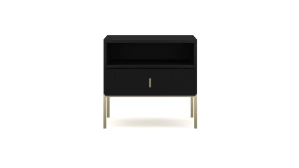 MAGGIORE BALCK+GOLD NIGHTSTAND - Image 3