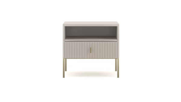 MAGGIORE CASHMIRE+GOLD NIGHTSTAND - Image 3