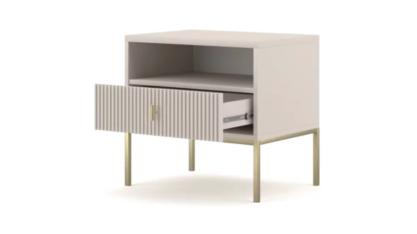 MAGGIORE CASHMIRE+GOLD NIGHTSTAND - Image 4