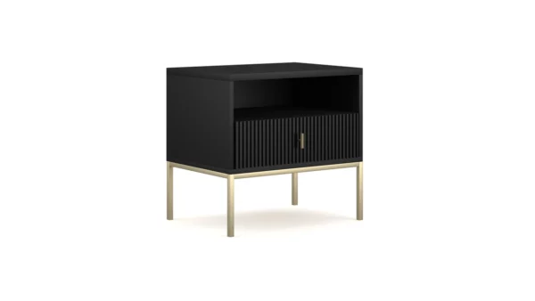 MAGGIORE BALCK+GOLD NIGHTSTAND - Image 5