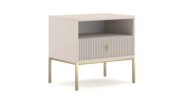 MAGGIORE CASHMIRE+GOLD NIGHTSTAND - Image 5