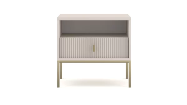 MAGGIORE CASHMIRE+GOLD NIGHTSTAND - Image 6