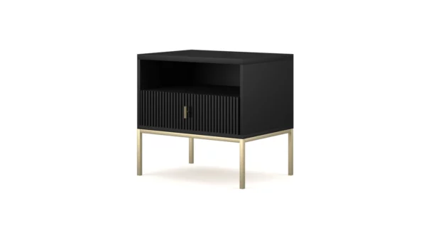 MAGGIORE BALCK+GOLD NIGHTSTAND - Image 6