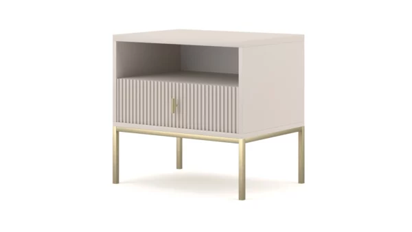 MAGGIORE CASHMIRE+GOLD NIGHTSTAND - Image 7