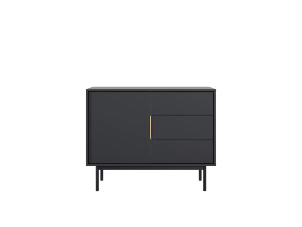VIVA BLACK SIDEBOARD 1D3S - Image 5
