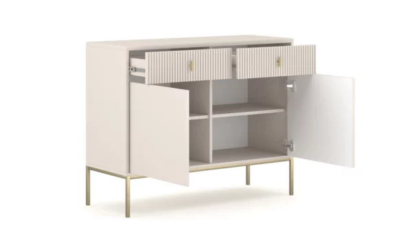 MAGGIORE CASHMIRE+GOLD SIDEBOARD 2D2S - Image 2