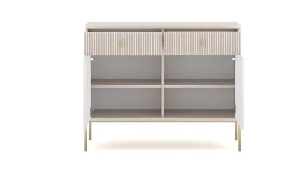 MAGGIORE CASHMIRE+GOLD SIDEBOARD 2D2S - Image 3