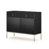 MAGGIORE BLACK+GOLD SIDEBOARD 2D2S - Image 4