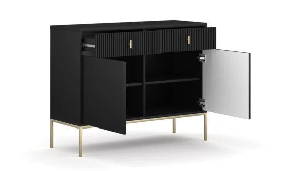 MAGGIORE BLACK+GOLD SIDEBOARD 2D2S - Image 5