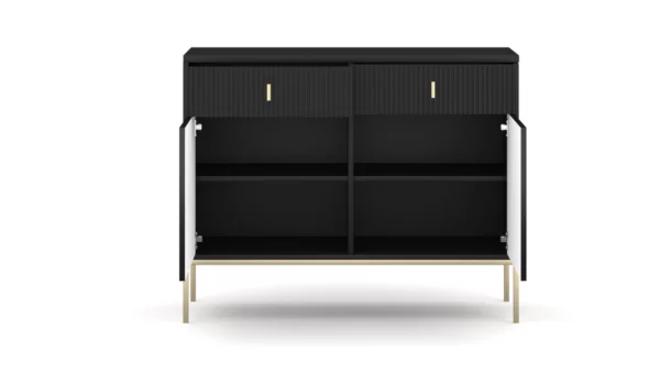 MAGGIORE BLACK+GOLD SIDEBOARD 2D2S - Image 6