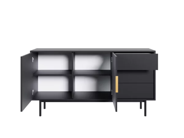 VIVA BLACK SIDEBOARD 2D3S - Image 2