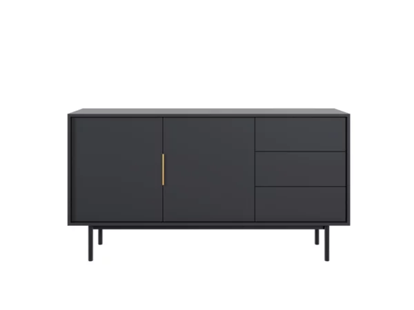 VIVA BLACK SIDEBOARD 2D3S - Image 4