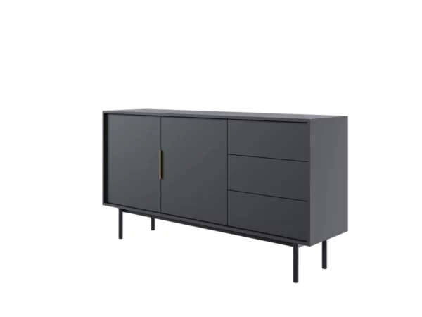 VIVA BLACK SIDEBOARD 2D3S - Image 5