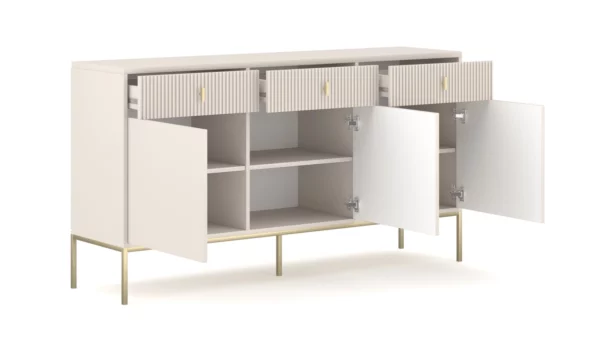 MAGGIORE CASHMIRE+GOLD SIDEBOARD 3D3S - Image 2