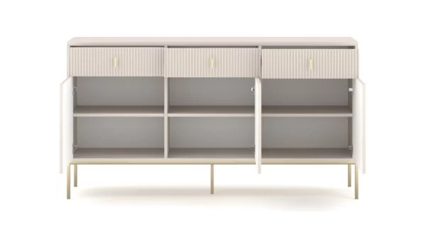 MAGGIORE CASHMIRE+GOLD SIDEBOARD 3D3S - Image 3