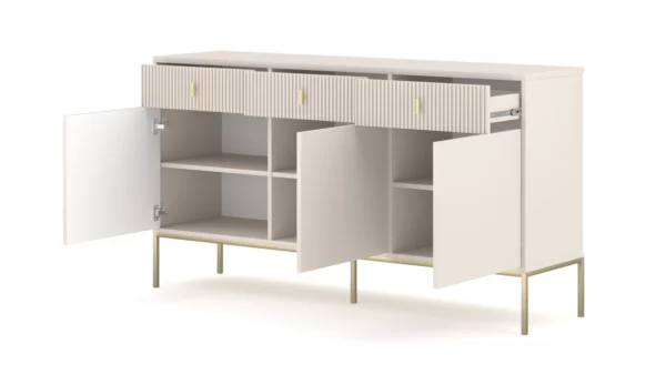MAGGIORE CASHMIRE+GOLD SIDEBOARD 3D3S - Image 4