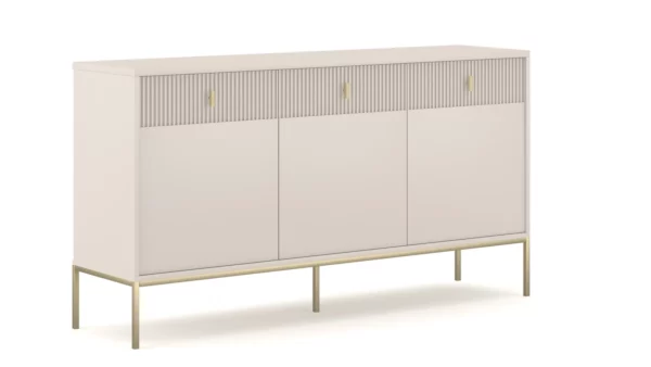 MAGGIORE CASHMIRE+GOLD SIDEBOARD 3D3S - Image 5