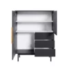 VIVA BLACK SIDEBOARD 3D3S - Image 2