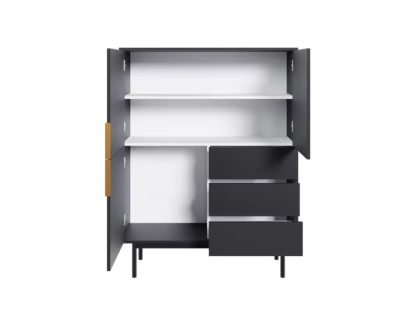VIVA BLACK SIDEBOARD 3D3S - Image 2