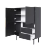 VIVA BLACK SIDEBOARD 3D3S - Image 3