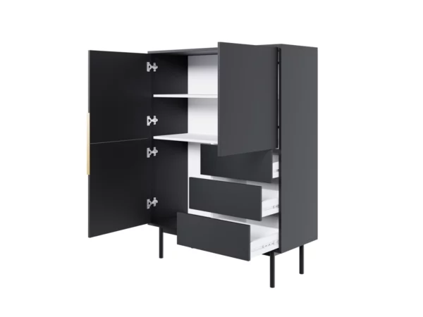 VIVA BLACK SIDEBOARD 3D3S - Image 3