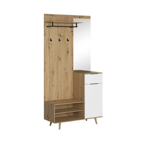 NORDIC B HALLWAY artisan oak / white matt - Image 2