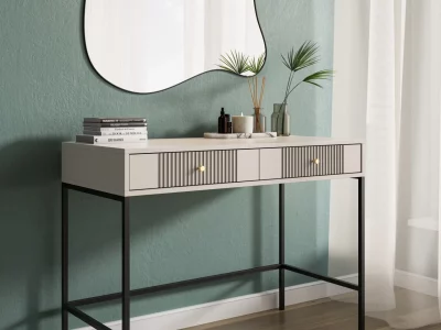ISEO CASHMIRE + BLACK DRESSING TABLE