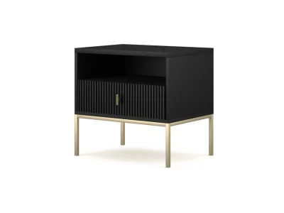 MAGGIORE BALCK+GOLD NIGHTSTAND
