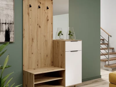 NORDIC B HALLWAY artisan oak / white matt