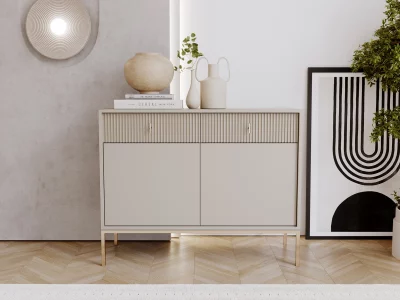 MAGGIORE CASHMIRE+GOLD SIDEBOARD 2D2S